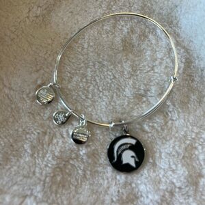 Alex and Ani Spartan Silver Charm Bracelet
